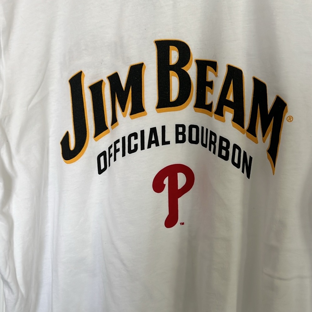 Jim Beam Phillies White T-Shirt